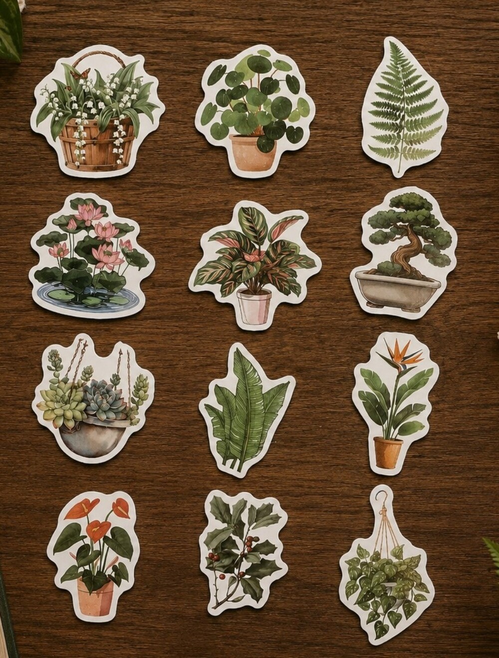3 for $20 Pack Botanical Plant Lover Sticker Set New